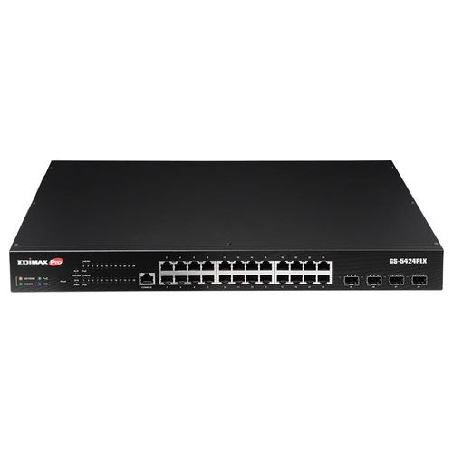 Edimax GS-5424PLX Rete Switch 24 + 4 Port 10/100 / 1000MBit/s Poe-Funktion