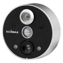 Edimax Telecamera Wireless da Porta Spioncino Nero