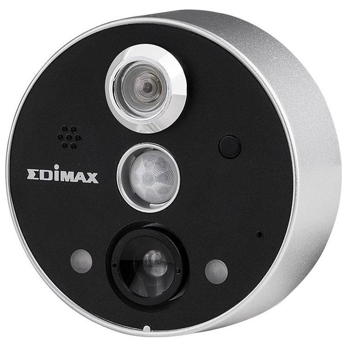 Edimax Telecamera Wireless da Porta Spioncino Nero