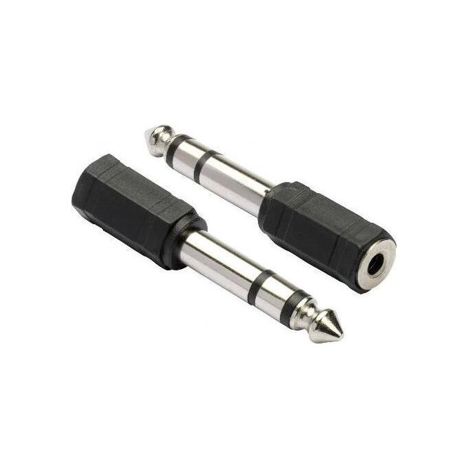 Ednet adattatore audio stereo connettori 6,3mm maschio a 3,5mm femmina