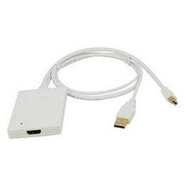 Ednet adattatore mini dp + audio usb a hdmi