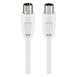 cavo antenna maschio/femmina mt 2,50 colore bianco