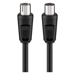 cavo antenna maschio/femmina mt 10 colore nero