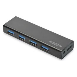 Ednet hub 4 porte usb 3.0 con alimentatore