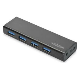 Ednet hub 4 porte usb 3.0 con alimentatore