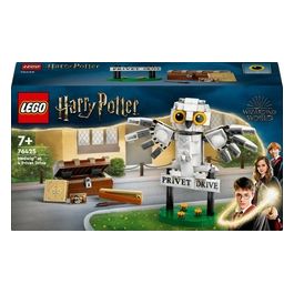 LEGO Harry Potter 76425 Edvige al Numero 4 di Privet Drive, Gioco per Bambini 7+, Modellino da Costruire di Civetta delle Nevi