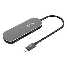 ET650C Type-C Hub Usb 3.2 Gen 1 Type-A Nero
