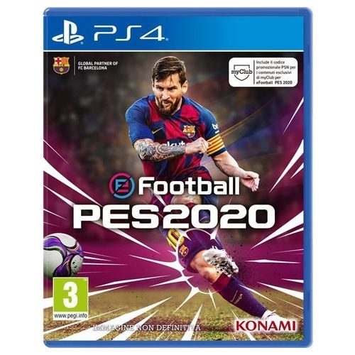 eFootball Pro Evolution Soccer PES 2020 PS4 PlayStation 4 - Day one: 10/09/19