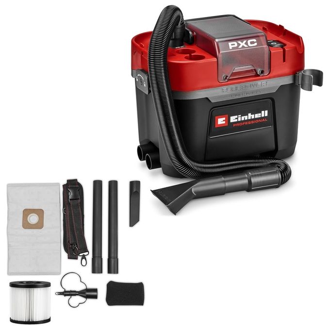 Einhell Aspiratutto a batteria TP-VC 18-10 Li BL L-Solo