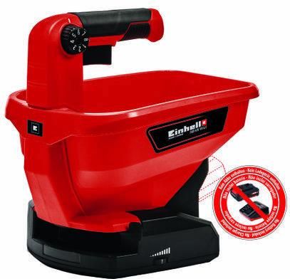 Einhell GE-US 18 Spargitore Universale a Batteria 18V 3.3 L Spargimento fino a 5 m Power X-Change colore Nero Rosso