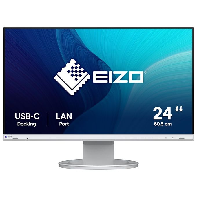 Eizo FlexScan EV2490-WT Monitor Pc 23.8" 1920x1080 Pixel Full Hd Led Bianco