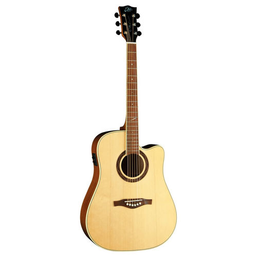 D150ce Chitarra Acustica Elettrificata Dreadnought Cutaway Fishman Presys II Mogano Naturale