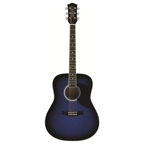 Ranger 6 EQ B Chitarra Acustica Tiglio Palissandro Plastica Blu Sunburst Strumento Musicale di Alta Qualità