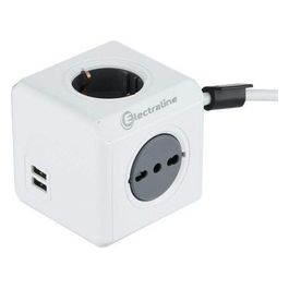 Multipresa 2x2PT 2x2PT Sk 2xUsb