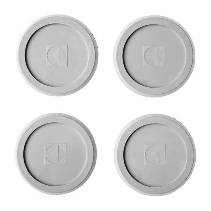 Electrolux E4WHPA02 Piedini Antivibrazione Universali per Lavatrice Grigio