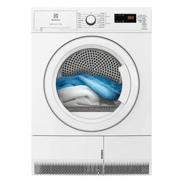 EDH4825TW - Asciugatrice a pompa di calore 8 kg, Classe A++, tecnologia SimpliCare, programma lana, (85x60x65 cm), Bianco