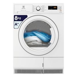 Electrolux EDH4825TW Asciugatrice a Pompa di Calore Classe energetica A++ Capacita' di carico 8 Kg Tecnologia SimpliCare Display LCD Ecoflow