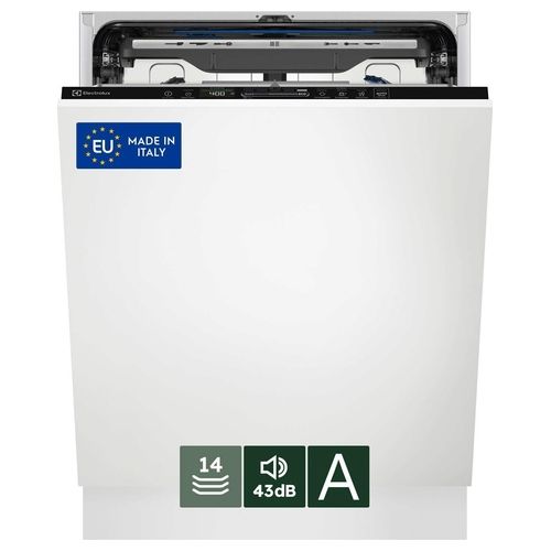 EES68605L Serie 600 Lavastoviglie Incasso Integrata Totale 14 coperti Classe A 43 dB AirDry SatelliteClean (82x60x56 cm) colore Nero