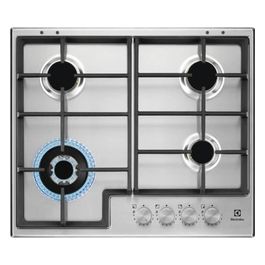 Electrolux EGS64362X Linea 300 Slim Line Piano Cottura a Gas 4 Zone StepPower Powerful Burner 60cm Inox