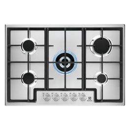 EGS75362X Piano Cottura 5 Fuochi a Gas 75 cm Superficie in Acciaio colore Inox