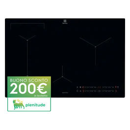 Electrolux EIS82449C Serie 700 SenseBoil Piano cottura a Induzione 4 Zone Infinite Connessione Hob2Hood 80 cm