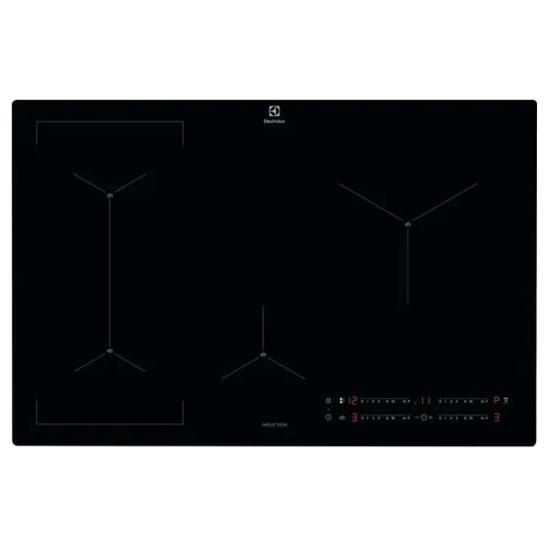 EIS82449C Serie 700 SenseBoil - Piano cottura a induzione, 78 cm, 4 zone, funzione SenseBoil, Hob2Hood, Nero