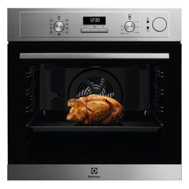 Electrolux EOC3S40X Forno Elettrico Multifunzione da Incasso Vapore SteamCrisp 8 Funzioni Classe energetica A Funzione Pizza 60 cm Inox Antimpronta