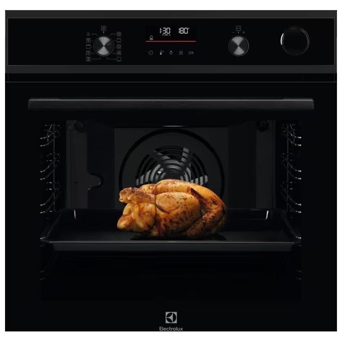 Electrolux EOC6H56H Forno a vapore multifunzione da incasso SteamCrisp serie 700 con pulizia Acqua Cleaning Capacita' 72 Litri Classe Energetica A+ Colore nero