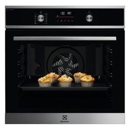EOD6P56X Forno elettrico Multifunzione Pirolitico 72 Litri 2990 W A Nero Acciaio inox