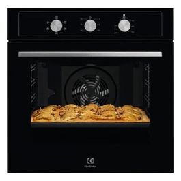 Electrolux EOH2H00K Serie 300 Forno Elettrico Multifunzione da Incasso Ventilato Capacita' 72 Litri Classe energetica A 5 programmi Easyclean 60 cm Nero