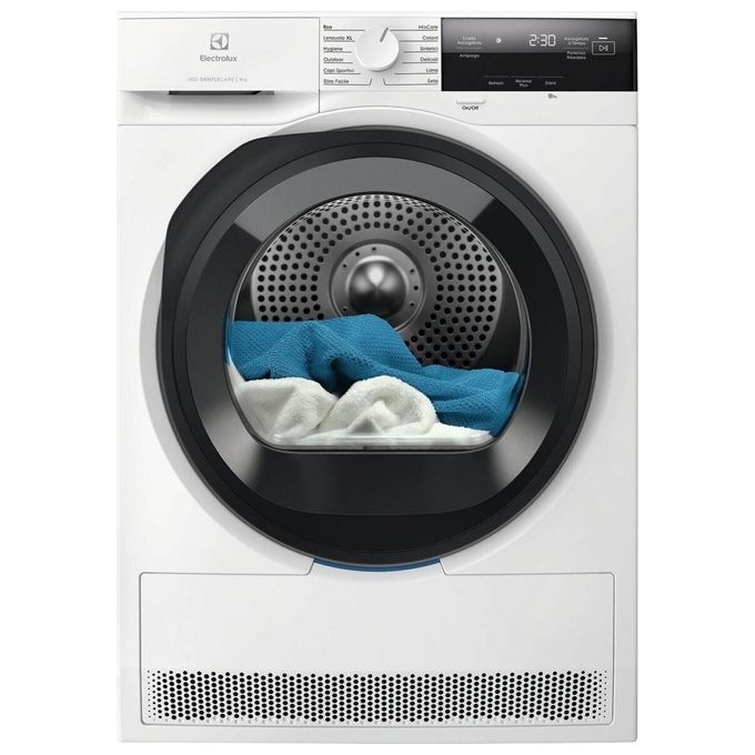 Image of Electrolux EW6H39G Asciugatrice 9 Kg Classe A Inverter con Pompa di Calore Profondita' 64 cm GentleCare colore Bianco