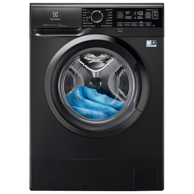 Image of Electrolux EW6S306BL Lavatrice Caricamento Frontale Slim 38 cm 6 kg Classe B 1000 giri Inverter Nera