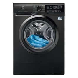 Electrolux EW6SBLACK Serie 600 Lavatrice Slim Carica Frontale Classe energetica C Capacita' di carico 6 Kg Centrifuga 1000 giri Profondita' 37,8 cm Motore Inverter Dark Silver