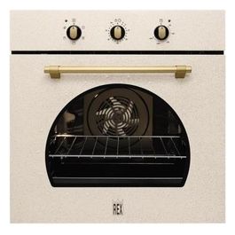 Electrolux FR53S Forno Multifunzione da Incasso Rustico InfiSpace Capacita' 70 Litri Classe energetica A Funzione Pizza Sabbia Maniglia e Manopole Bronzo