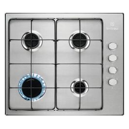 KGS6404SX Piano Cottura a Gas 4 Zone 55 cm Acciaio Inossidabile