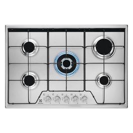 KGS7534SX Piano Cottura a Gas 5 Fuochi SpeedBurner Bruciatore Tripla Corona 75 cm Acciaio Inox