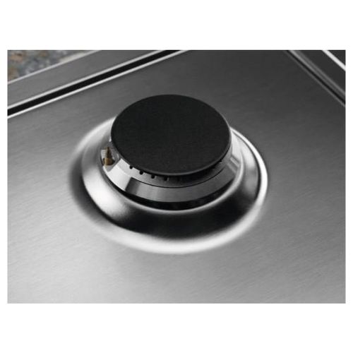 Electrolux KGS9536SX Piano Cottura gas 90 cm inox griglie in ghisa