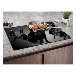 KGV8473IK Piano cottura in vetroceramica a gas Serie 900 Touch Sure 80cm 4 fuochi Funzione Stop  Go nero