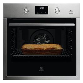 Electrolux KODFP4TX Forno Elettrico Multifunzione da Incasso SteamBake a Vapore Capacità 72 Litri Classe energetica A 9 Programmi Funzione Pizza 60 cm Acciaio Inox Antimpronta