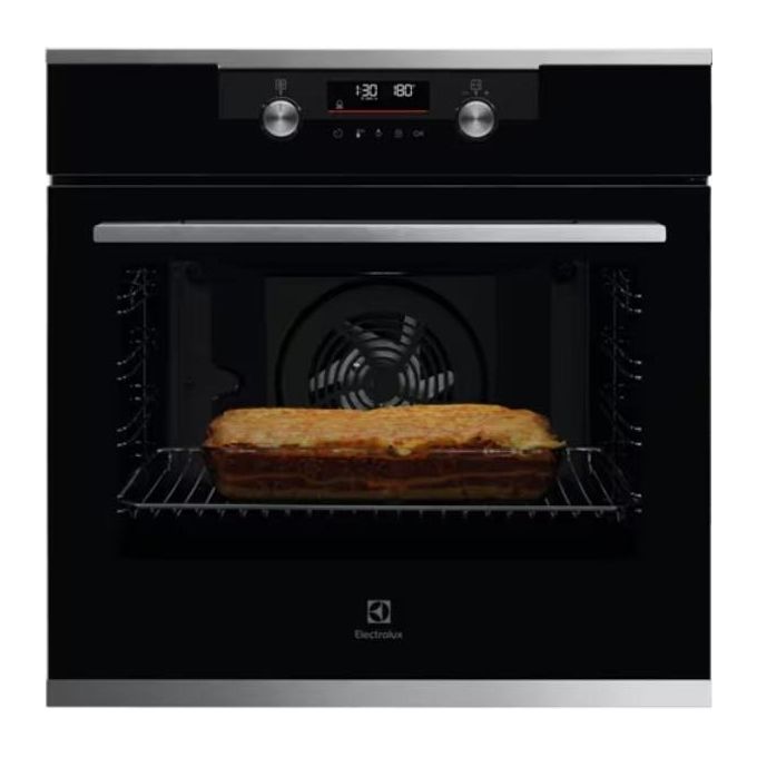 Electrolux KOFDP76X Forno da incasso elettrico Multifunzione Pirolitico 72 Litri Cottura Multilivello Classe A+