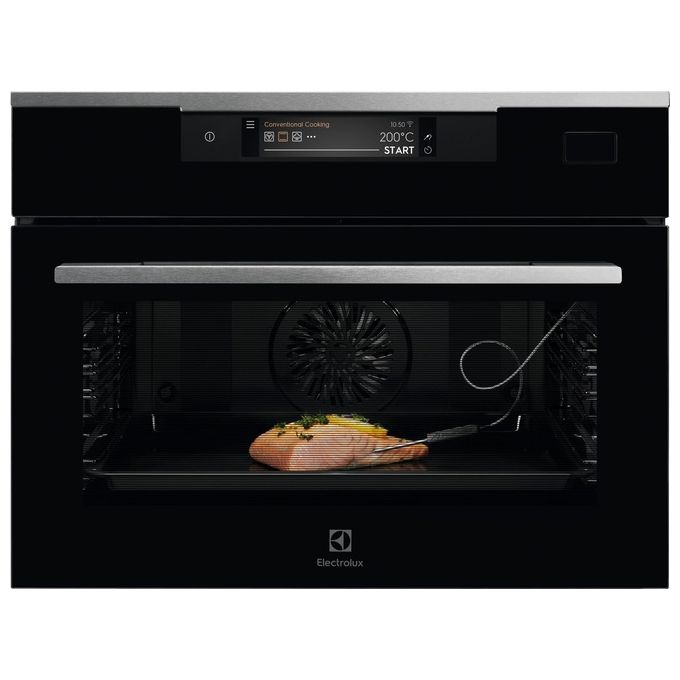 Electrolux KVBAS21WX Forno multifunzione compatto da Incasso SteamBoost Vapore 100% 22 funzioni Classe energetica A++ Inox