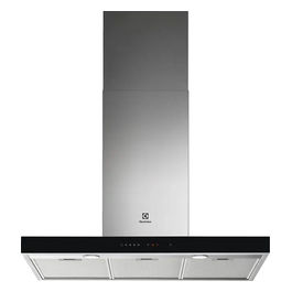 LFT769X Cappa Aspirante a Parete Classe energetica A 720 m3/h 3 Velocita' + Intensiva Illuminazione LED Connessione Hob2Hood Touch Control 90 cm Acciaio Inox + Vetro