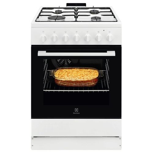 LKK620010W Cucina Libera Installazione Piano Gas 4 Fuochi Forno Elettrico Multifunzione 57 L Classe A (89x60x60 cm) colore Bianco