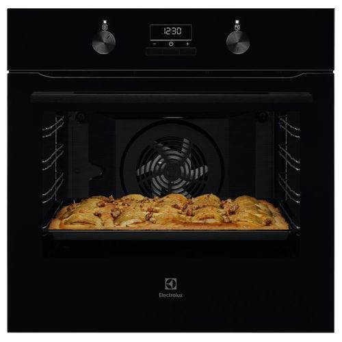 Serie 300 KOIGH04K Forno da incasso Multifunzione Aqua Cleaning Capacità 72 Litri Display LED Classe A funzione Pizza Nero