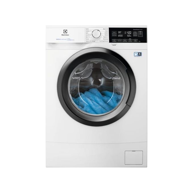 Image of Electrolux serie 600 SensiCare EW6S326B Lavatrice slim a carica frontale 6 kg Classe B 1151 giri 843x595x378-411 bianco
