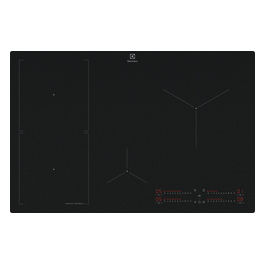 Serie 700 KIS82453IZ Piano cottura a induzione 80cm 4 zone da incasso nero