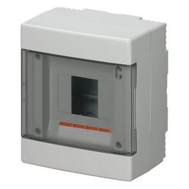 Centralina da Parete Ip40 Porta Trasparente 4 Moduli