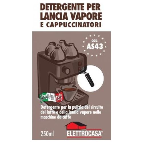 Elettrocasa AS43 Detergente per Lancia Vapore e Cappuccinatori