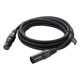 Cavo Microfonico XLR 3m Nero