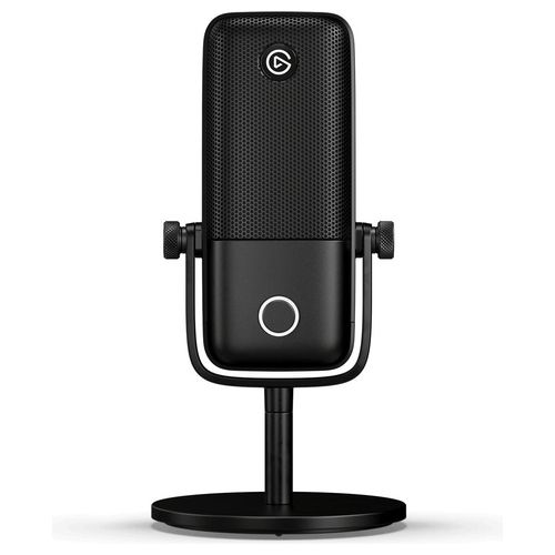 Elgato Wave:1 Microfono Usb a Condensatore e Soluzione di Mixaggio Digitale Tecnologia Anti-Clipping Disattivazione Audio Tattile Streaming e Podcasting